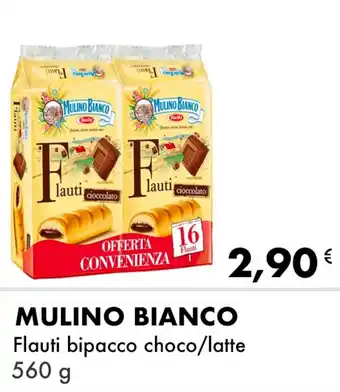 MULINO BIANCO Flauti bipacco choco/latte