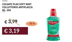 Prezzemolo e Vitale Colgate plax soft mint colluttorio antiplacca offerta