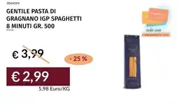 Prezzemolo e Vitale Gentile pasta di gragnano igp spaghetti 8 minuti offerta