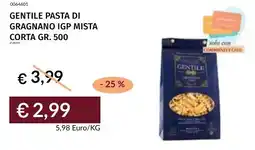 Prezzemolo e Vitale Gentile pasta di gragnano igp mista corta offerta