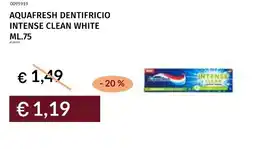 Prezzemolo e Vitale Aquafresh dentifricio intense clean white offerta