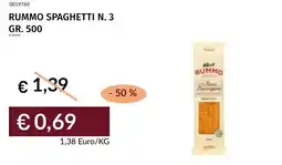 Prezzemolo e Vitale Rummo spaghetti n. 3 offerta