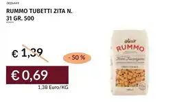 Prezzemolo e Vitale Rummo tubetti zita n. 31 offerta