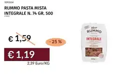 Prezzemolo e Vitale Rummo pasta mista integrale n. 74 offerta