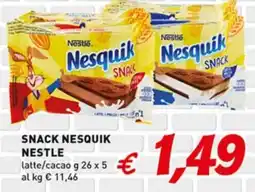 Coal Snack nesquik NESTLE offerta