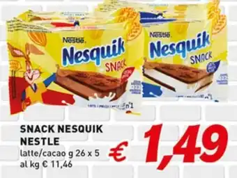 Snack nesquik NESTLE