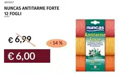 Prezzemolo e Vitale Nuncas antitarme forte 12 fogli offerta