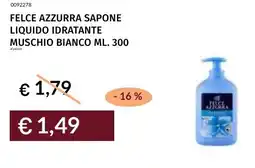 Prezzemolo e Vitale Felce azzurra sapone liquido idratante muschio bianco offerta