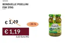 Prezzemolo e Vitale Bonduelle pisellini fini offerta