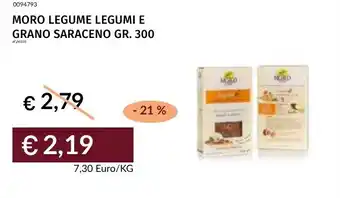 Prezzemolo e Vitale Moro legume legumi e grano saraceno offerta