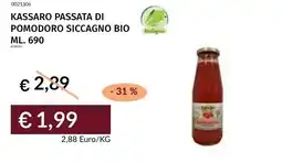 Prezzemolo e Vitale Kassaro passata di pomodoro siccagno bio offerta