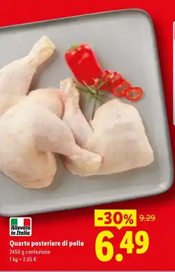Lidl Quarto posteriore di pollo offerta