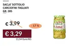 Prezzemolo e Vitale Sacla' sottolio carciofini tagliati offerta