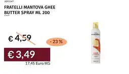 Prezzemolo e Vitale Fratelli mantova ghee butter spray offerta