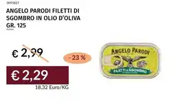 Prezzemolo e Vitale Angelo parodi filetti di sgombro in olio d'oliva offerta