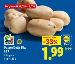 Lidl Patate Della Sila IGP offerta