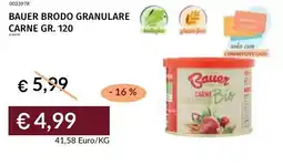Prezzemolo e Vitale Bauer brodo granulare carne offerta