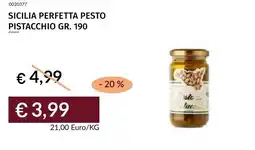 Prezzemolo e Vitale Sicilia perfetta pesto pistacchio offerta