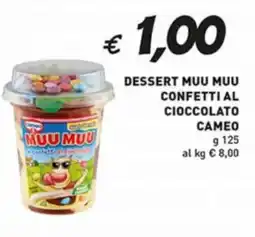 Coal Dessert muu muu confetti al cioccolato CAMEO offerta