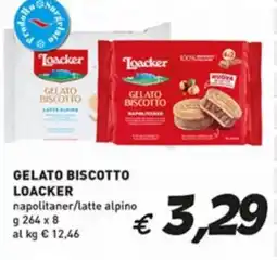 Coal Gelato biscotto LOACKER offerta