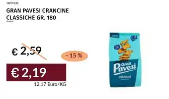 Prezzemolo e Vitale Gran pavesi crancine classiche offerta
