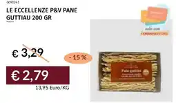 Prezzemolo e Vitale Le eccellenze p&v pane guttiau offerta