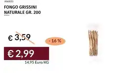 Prezzemolo e Vitale Fongo grissini naturale offerta