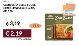 Prezzemolo e Vitale Galbusera belle buone cracker sesamo e mais offerta