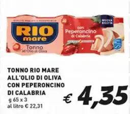 Coal Tonno rio mare all'olio di oliva con peperoncino di calabria offerta