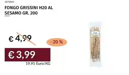 Prezzemolo e Vitale Fongo grissini h20 al sesamo offerta