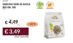 Prezzemolo e Vitale Sarchio semi di zucca bio offerta