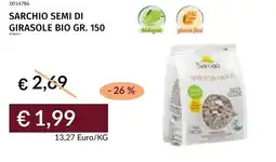 Prezzemolo e Vitale Sarchio semi di girasole bio offerta