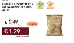 Prezzemolo e Vitale Figuli le guschette con farina di piselli e mais offerta