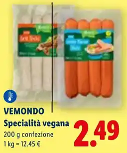 Lidl VEMONDO Specialità vegana offerta