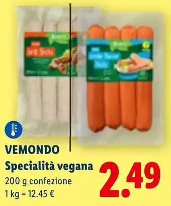 Lidl VEMONDO Specialità vegana offerta