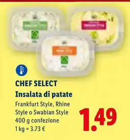 Lidl CHEF SELECT Insalata di patate offerta