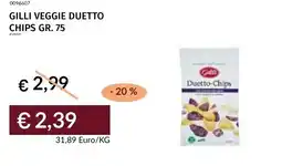 Prezzemolo e Vitale Gilli veggie duetto chips offerta
