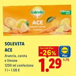 Lidl SOLEVITA ACE offerta