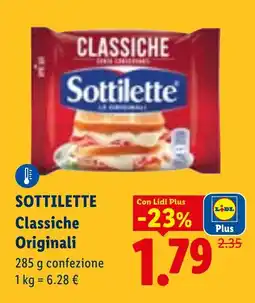 Lidl SOTTILETTE Classiche Originali offerta