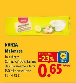 Lidl KANIA Maionese offerta