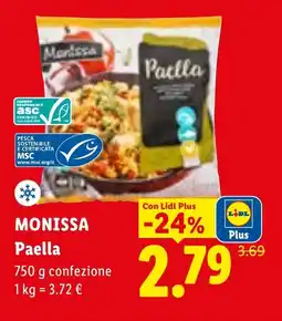 Lidl MONISSA Paella offerta
