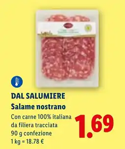 Lidl DAL SALUMIERE Salame nostrano offerta