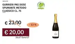 Prezzemolo e Vitale Gurrieri pas dose spumante metodo classico offerta
