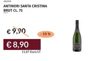 Prezzemolo e Vitale Antinori santa cristina brut offerta