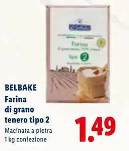 Lidl BELBAKE Farina di grano tenero tipo 2 offerta