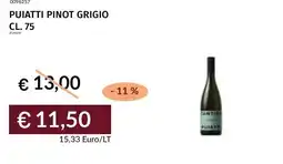 Prezzemolo e Vitale Puiatti pinot grigio offerta