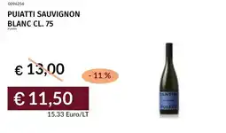 Prezzemolo e Vitale Puiatti sauvignon blanc offerta