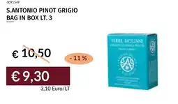 Prezzemolo e Vitale S.antonio pinot grigio bag in box offerta