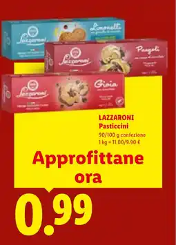 Lidl LAZZARONI Pasticcini offerta