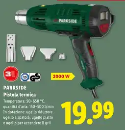 Lidl PARKSIDE Pistola termica offerta